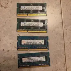 DDR3 4GB×2枚 PC3-12800S 2GB×2枚 PC3-10600S