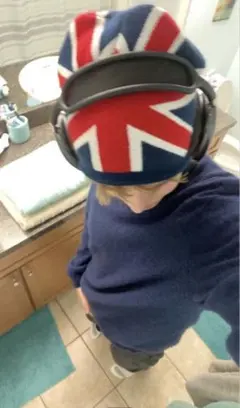 UK ユニオンジャック　archive y2k ビーニー　opium グランジ