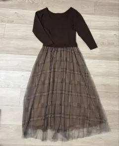 ニットワンピース 冬