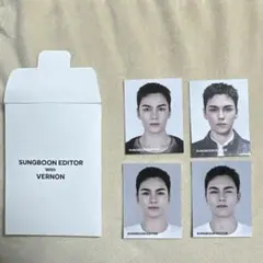 成分エディター 特典 バーノン 証明写真 4枚