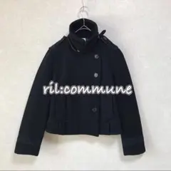 【ril:commune】ウールブレンド ライダース 2WAY ショート丈 短丈