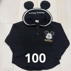 futafuta ディズニー　ミッキーマウス耳付きセーラー襟ロンT 100サイズ