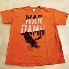 【US製】GILDAN アメカジ Tシャツ US相当Lサイズ オレンジ USED