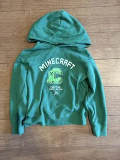 【新品未使用ですが裏面注意】UNIQLO マイクラ フード付きトレーナー 130