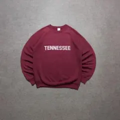 90s USA製 TENNESSEE カレッジプリントスウェット XL えんじ