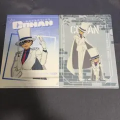 名探偵コナン 怪盗キッド ミニクリアファイル セット コナンプラザ 特典