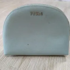 FURLA ポーチ ライトブルー
