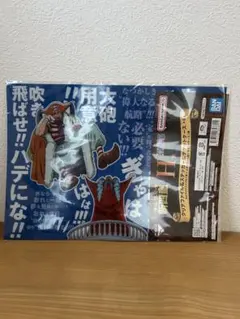 一番くじ ワンピース 新四皇 H賞 クリアファイル＆ステッカー バギー