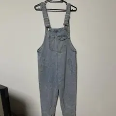 デニムオーバーオール ライトブルー　サイズM