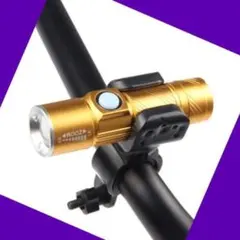 ku31☆ホルダー付き☆サイクリング&アウトドア USB充電 懐中電灯 40Aのサムネイル