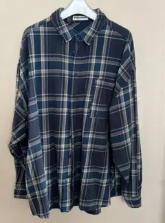 【RODEO CROWNS 】美品チェック柄厚手長袖シャツ