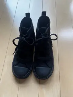コンバース ブラック ハイカットスニーカー　19cm