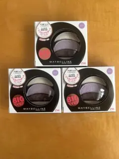 MAYBELLINE BIG EYES アイシャドウパレット 3個セット