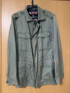 【美品】 Aquascutum LONDON ジャケット 薄手 カーキ色 Lのサムネイル