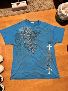 GILDAN 十字架Tシャツ sk8 y2k affliction お兄系