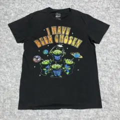 Pixar トイストーリー　リトルグリーンメン Tシャツ 黒　kt103のサムネイル