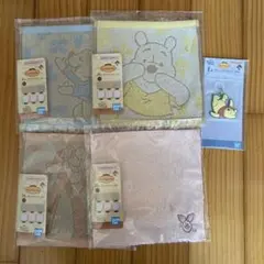 プーさん　一番くじ　タオルコレクション4種&ラバーコレクション　まとめ売り