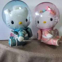 ハローキティ ダニエル マクドナルド 宇宙服 ぬいぐるみ タグ付き 2体