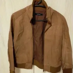 mysticのフェイクレザージャケット