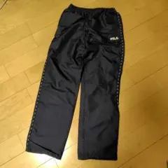 【美品】FILA シャカシャカパンツ　Mサイズ ネイビー