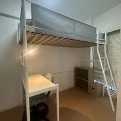 8/14配達可！IKEA スヴェルタ マットレス付 ロフトベッド(単品可能) 8/14配達可！IKEA スヴェルタ マットレス付 ロフトベッド(単品