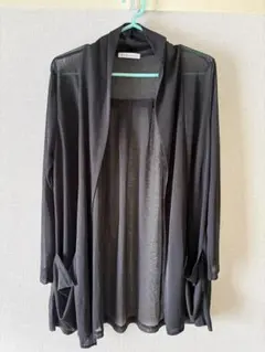 （used）レディースカーディガン　ブラック　M〜L