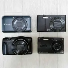 ⭐️コンデジ4台まとめ SX210IS CX1 EXR F800 RS1000等 ⭐️コンデジ4台まとめ SX210IS CX1 EXR F800 RS1000等 - メルカリ