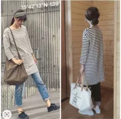 ORCIVAL ボーダーワンピース