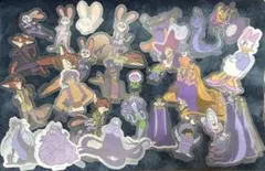 ディズニー ステッカー シール デイジー マレフィセント ヤングオイスター