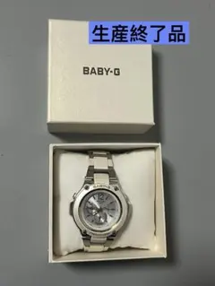 生産終了品 Baby-G BGA-1400CA 電波ソーラー ホワイト×シルバー