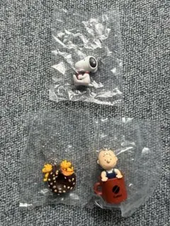 PEANUTS コーヒースタンドスタイルフィギュアマスコット３