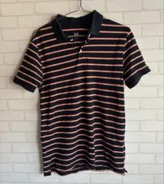 GAP Stretch Pique Polo ボーダーポロシャツSサイズのサムネイル