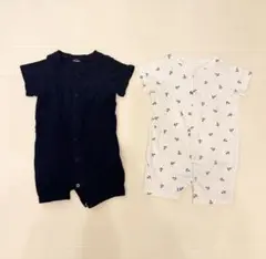 H&M 半袖ロンパース 70cm 2枚セット