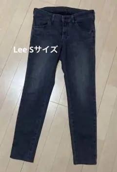 【美品】Lee ジェギンス ストレッチスキニーパンツ ブラックデニム Sサイズ