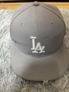 New Era 59FIFTY LAキャップ 7 1/2 グレー