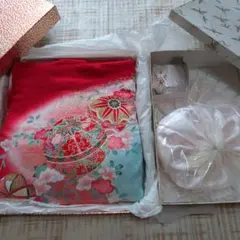 お宮参り　掛け着　祝着