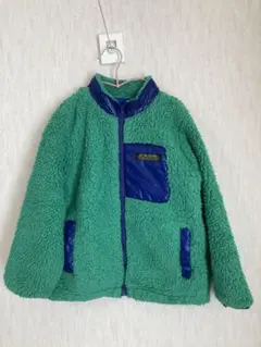 フリースジャケット 緑