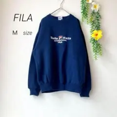 FILA フィラ / スウェット トレーナー / Ｍサイズ ネイビー紺