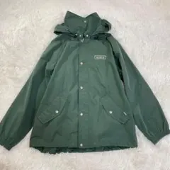 エーグル　フードつき　ナイロンジャケット　グリーン　XL