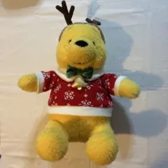 くまのプーさん　ぬいぐるみ　クリスマス2024