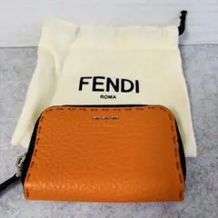 新品未使用箱付き フェンディ コインケース 小銭入れ オレンジ FENDI