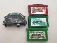 ポケットモンスター GBA ソフト3本 ワイヤレスアダプタセット