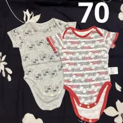 ユニクロ　リサラーソン　半袖ボディ肌着　2枚セット