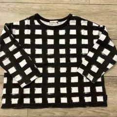 branshes b.+A チェック柄 長袖カットソー　100cm