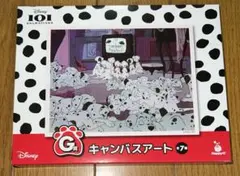 101匹わんちゃん Happy 쿠지 キャンバスアート