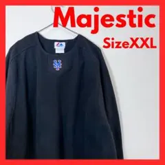 【即日発送】古着　マジェスティック　メッツ　フリースシャツ　メンズ　XXL