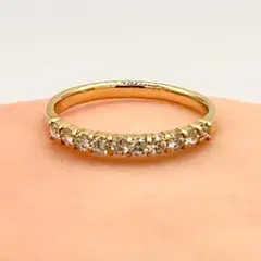 美品】0.20/0.19ct 一粒ダイヤモンド エタニティ リング プラチナ 