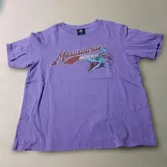 JURASSIC WORLD モササウルス Tシャツ パープル　恐竜
