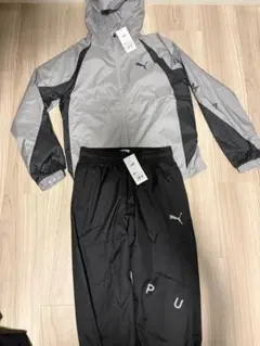 ❤【ヴィクトリアスポーツ】✨美品 オールインワン グレーのレオパード 