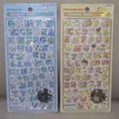 ボンボンドロップシールmoji ポチャッコ・ポムポップリンセット